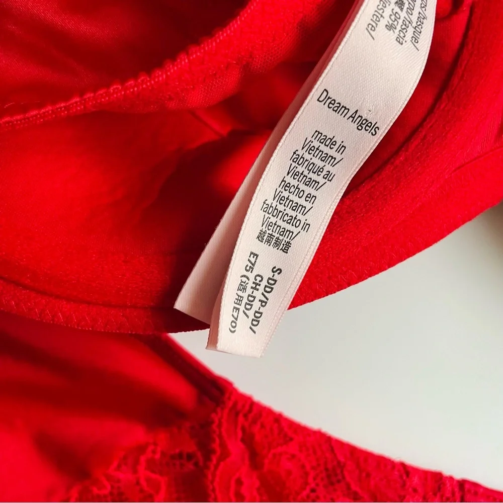 S-DD SMALL Victoria’s Secret satin bow bra set